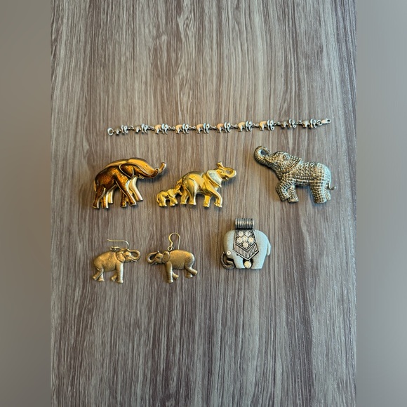 Lot of elephant jewelry - Picture 1 of 7